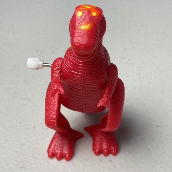 NIB Vintage Subway Kids’ Pak Dino Stompers, Tyrannosaurus Rex Wind-up Action - Picture 8 of 10